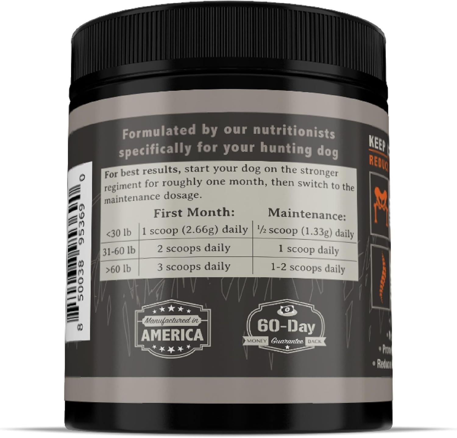 Free Range Joint Health Enhancer Supplement Powder for Dogs by  - Premium Dog Arthritis Vitamins to Care for Joints - Contains Glucosamine, Chondroitin, MSM, Vitamin E, & More