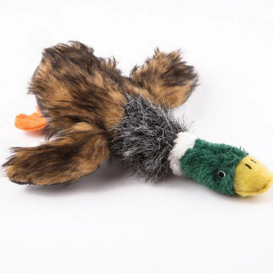 Plush Mallard Duck Dog Toy, Squeaky Dog Toy, Plush Dog Chew Toy for Large Dogs